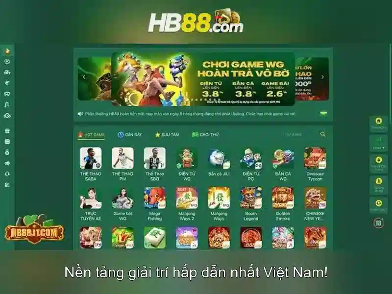 HB88: Nền tảng cá cược trực tuyến an toàn và trải nghiệm người dùng