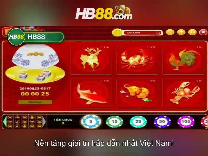 Các loại trò chơi và cược có sẵn